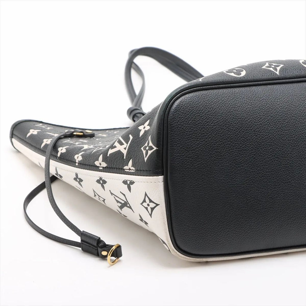 Louis Vuitton Neverfull Empreinte MM Black White