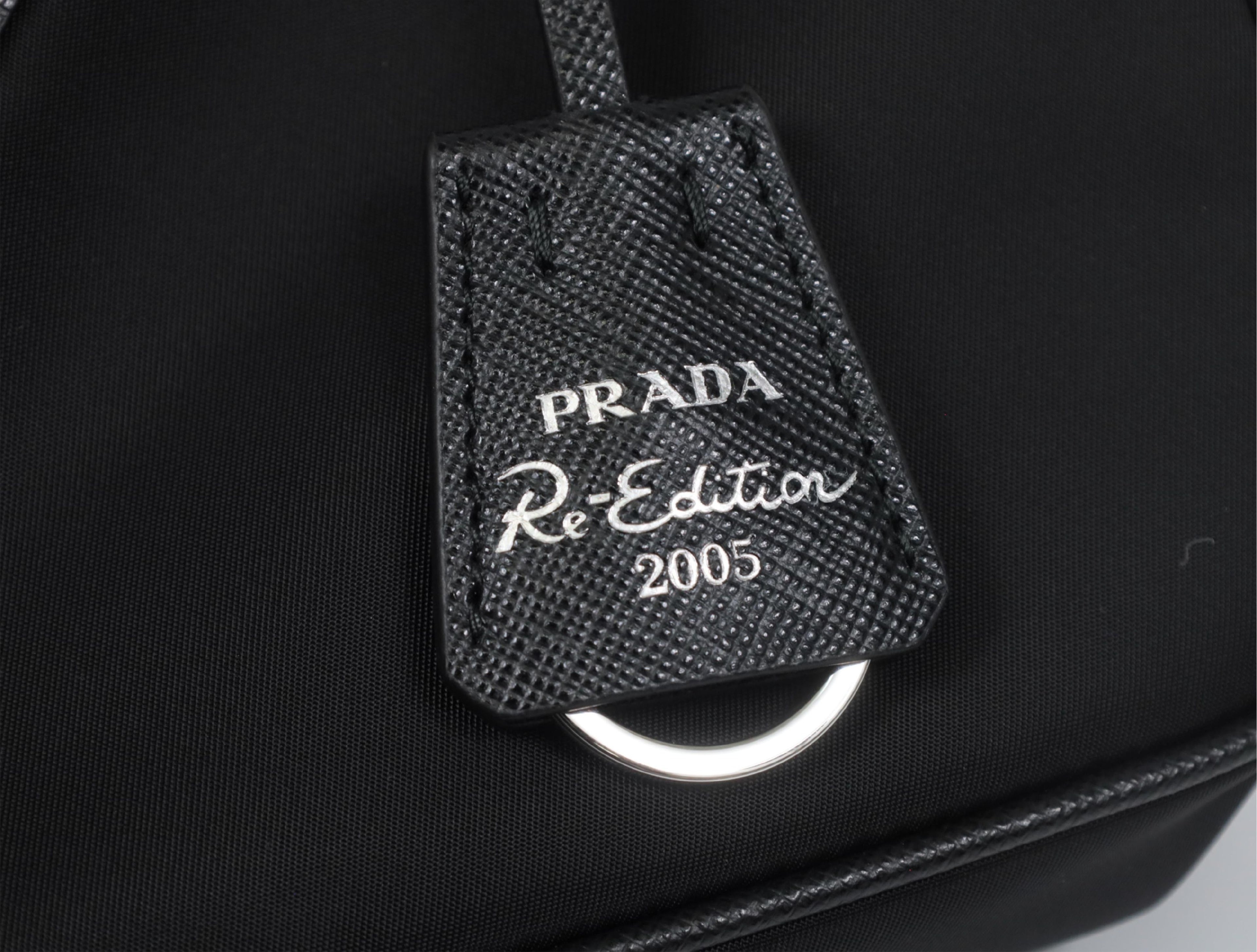 Prada Re-Edition 2005 Nylon Silver Condition: A