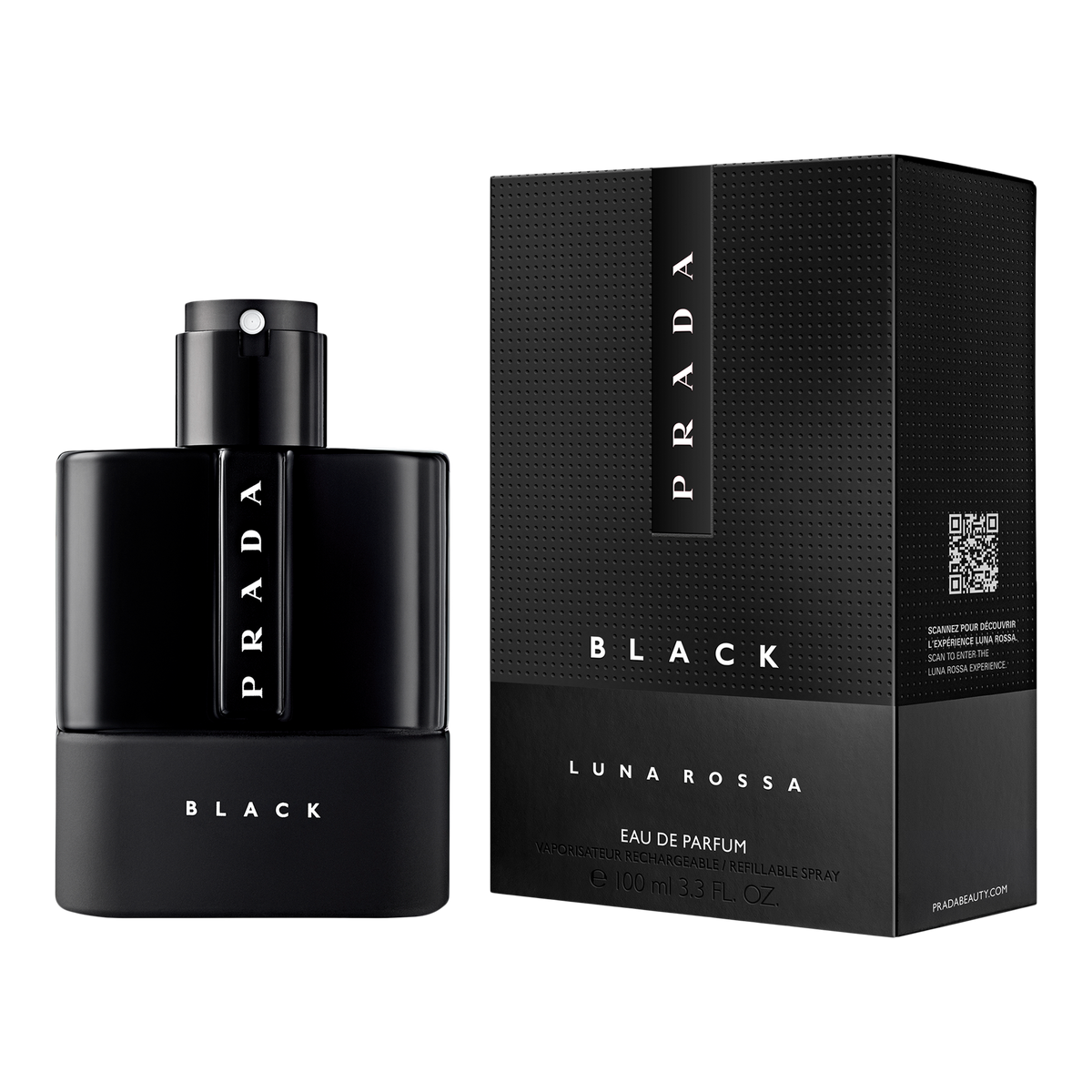 Prada Luna Rossa BLACK Eau De Parfum 3.3 Fl. Oz.