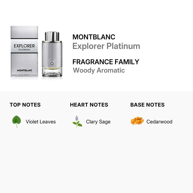 Montblanc Explorer Platinum Eau De Parfume 3.3 Fl. Oz.