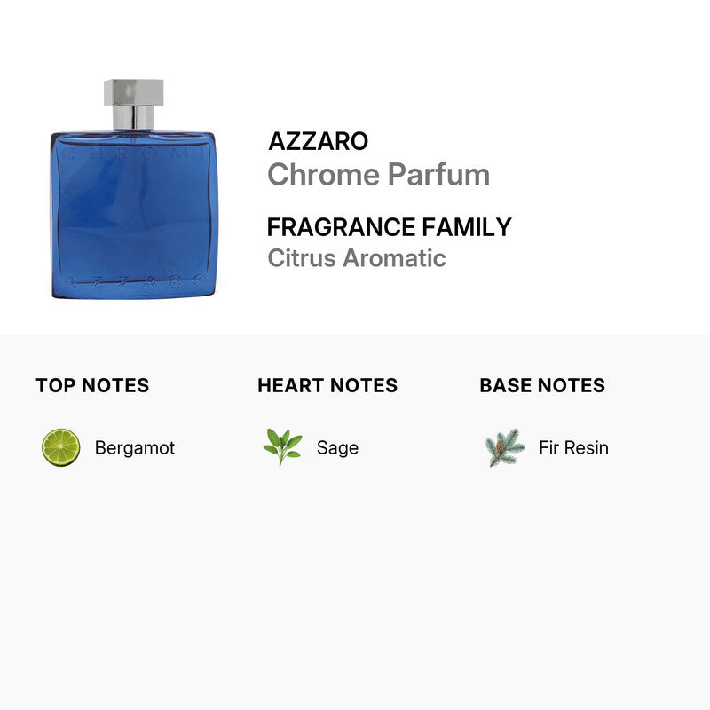 Azzaro Chrome PARFUM 3.38 Fl. Oz.