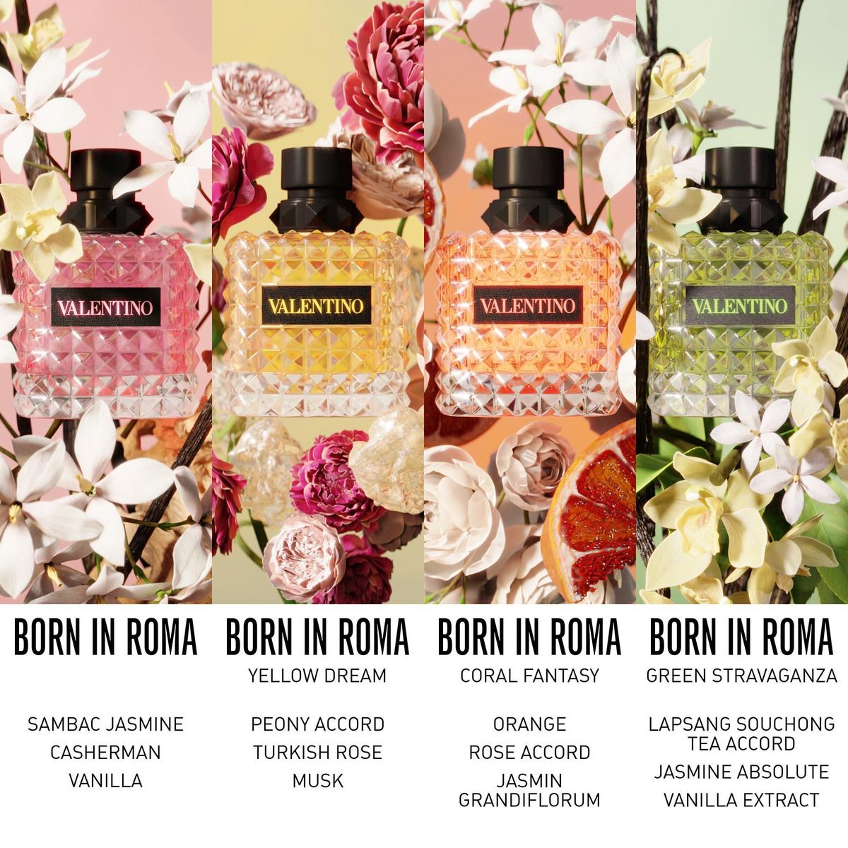 Donna Born in Roma Coral Fantasy Eau de Parfum 3.4oz.