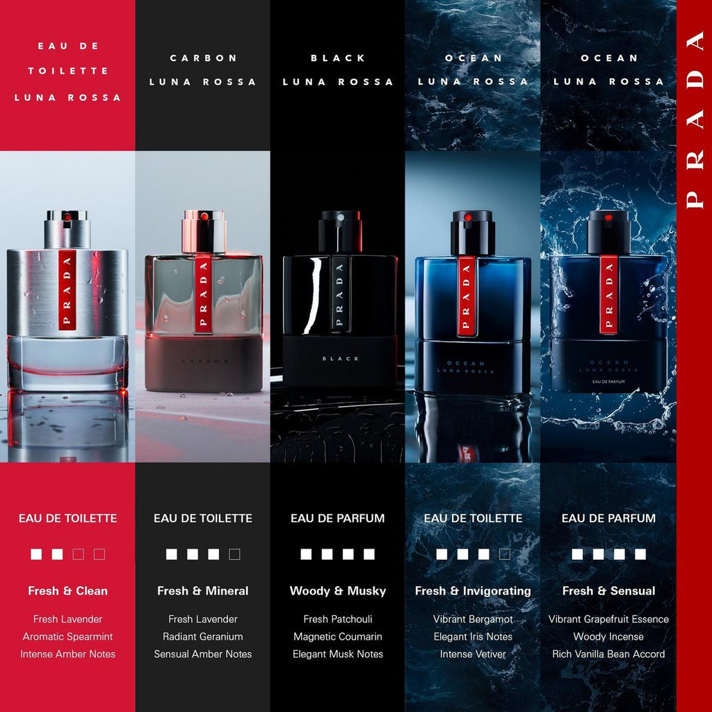 Prada Luna Rossa Eau De Toilet 3.3 Fl. Oz.