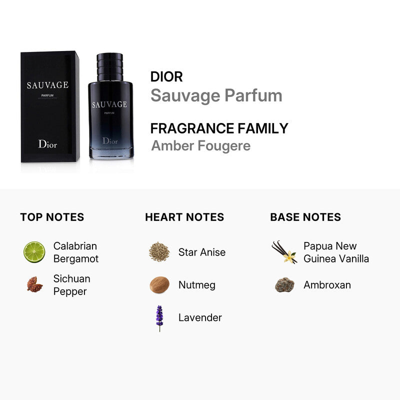 Dior SAUVAGE Parfume 2 Fl. Oz.