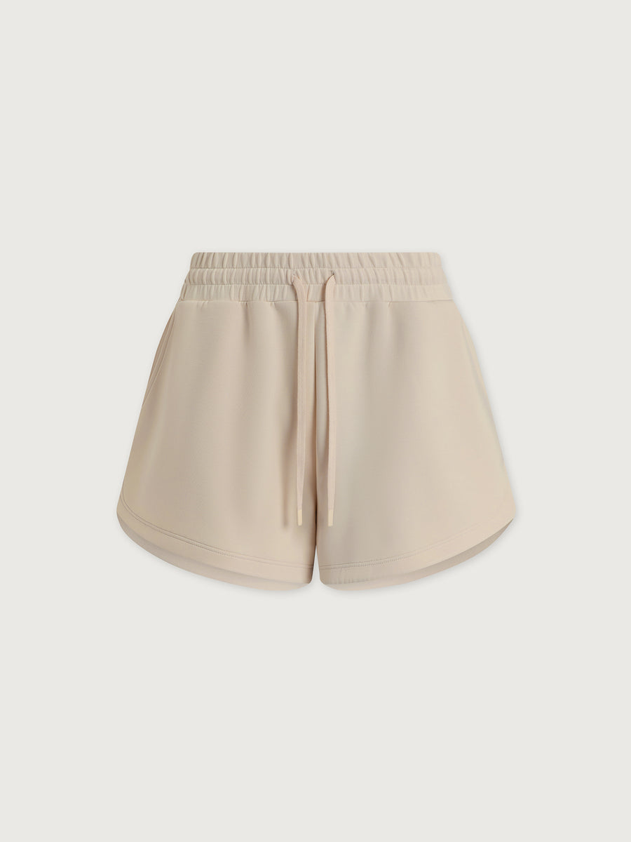 Varley Hawley Half-Zip Sweat and Shorts Pristine