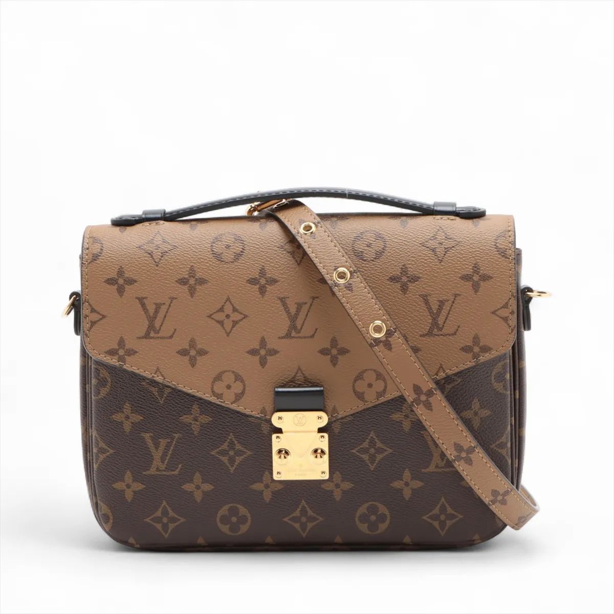 Louis Vuitton Pochette Metis, Monogram Reverse