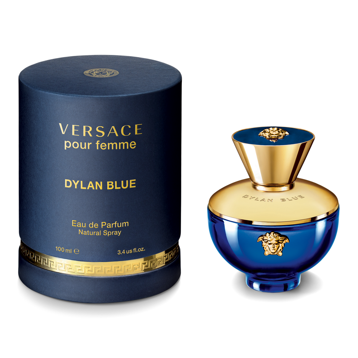 Versace Dylan Blue Pour Femme Eau De Parfum 3.4 Fl. Oz.