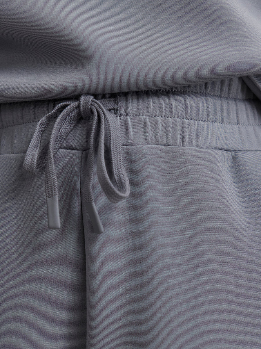 Varley Hawley Half-Zip Sweat and Shorts Wind Blue