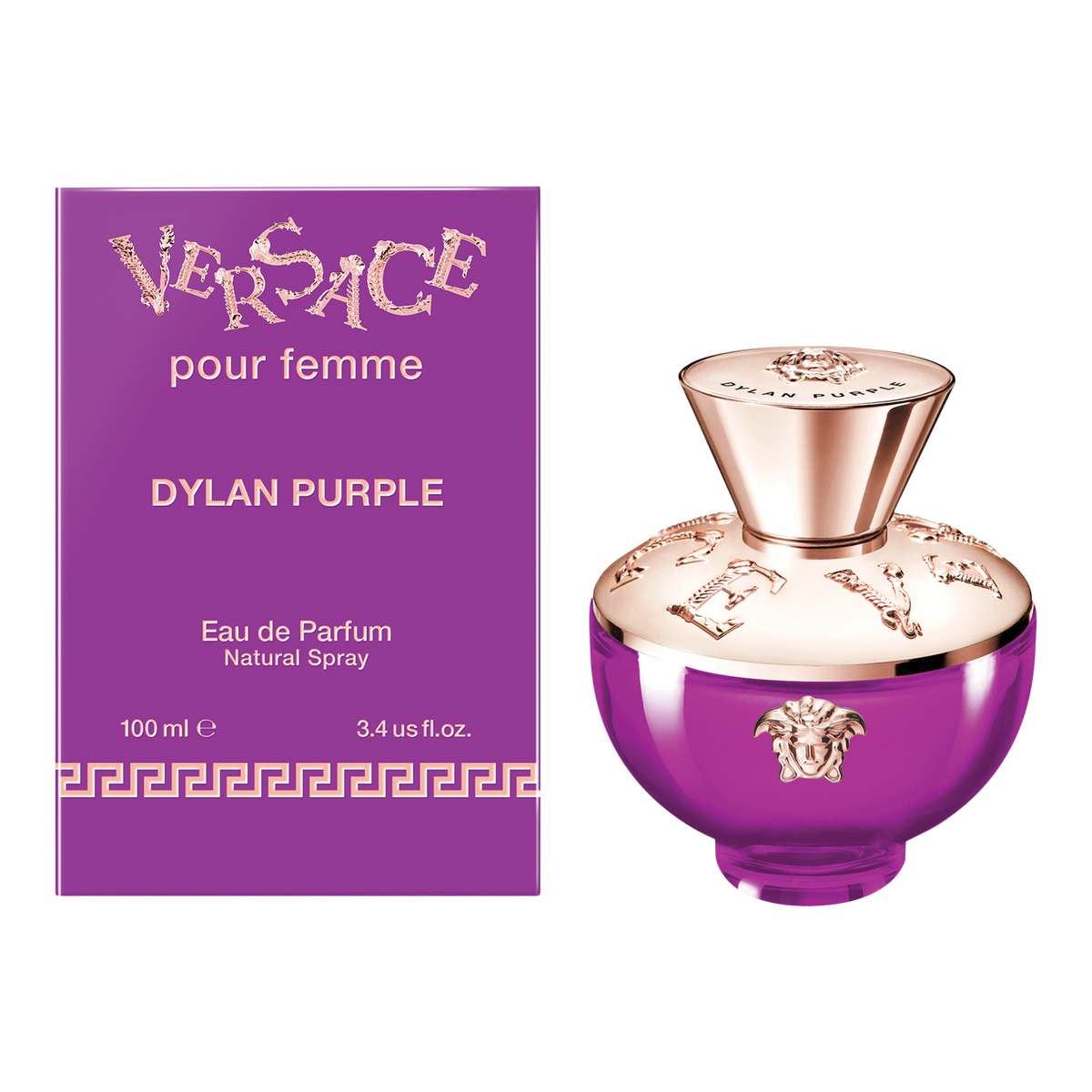 Versace Dylan Purple Pour Femme Eau De Parfum 3.4 Fl. Oz.