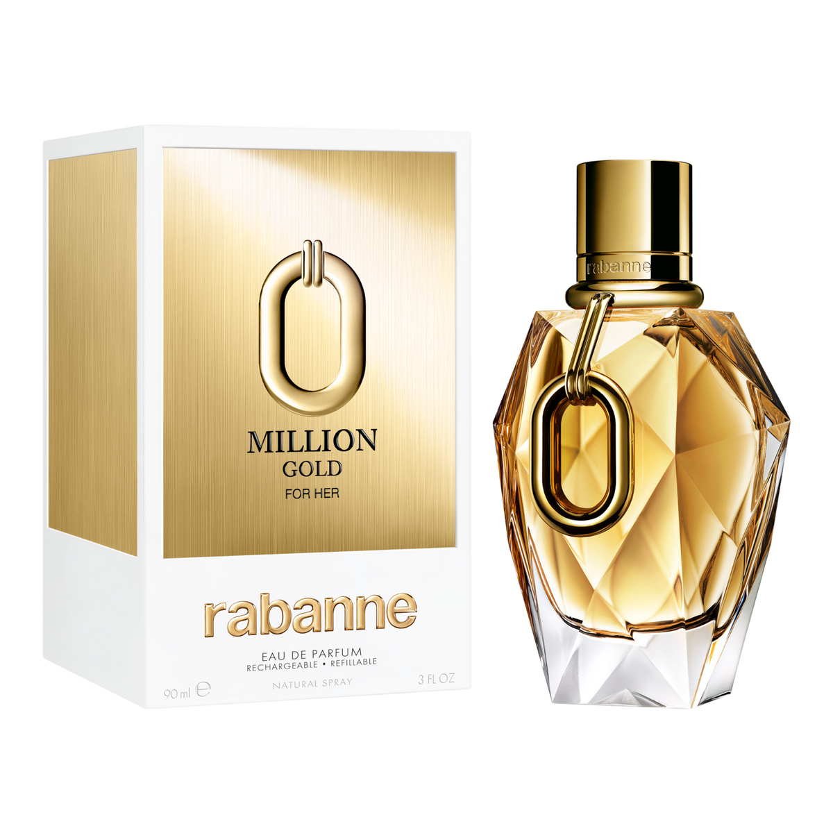 Paco Rabanne Million Gold For Her Eau De Parfum 3 Fl. Oz.
